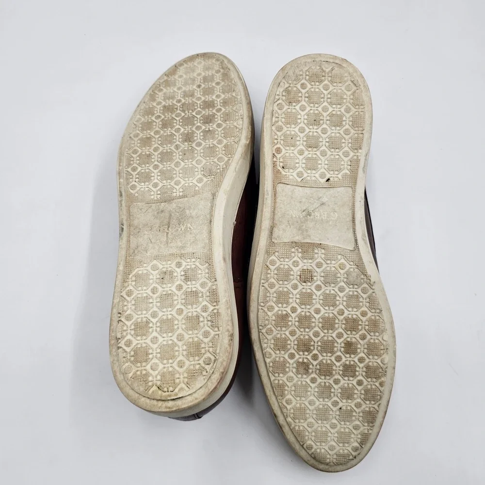 G.‎ Brown Mens Double Monk Strap Leather Sneakers Brown Burnished 2586 Size 11
